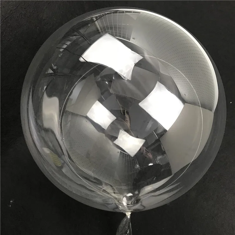 

50pcs/lot 10inch Transparent PVC Bubble Balloons Birthday Party Decoration Clear Helium Bobo Balloons Wedding Decor Favors
