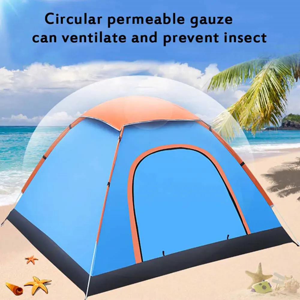 

Outdoor Portable Waterproof Camping Tent Anti-UV Foldable Automatic Tent Sun Shelter For Camping Hiking Outdoor Sports 2 People