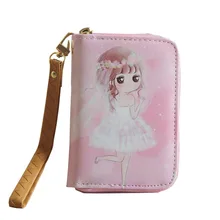 Женские кошельки с принтом героев, женские модные кошельки из искусственной кожи, мешок для монет, кошельки, знаменитый дизайнер, держатель для карт, кошелек