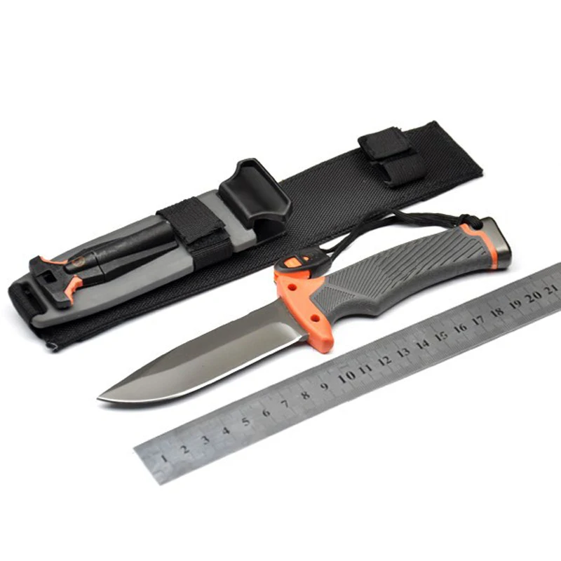 

Outdoor Camping Hunting Survival Knife Fixed Blade Knives 56HRC Tactical knives Full Blade/Saw Blade Version