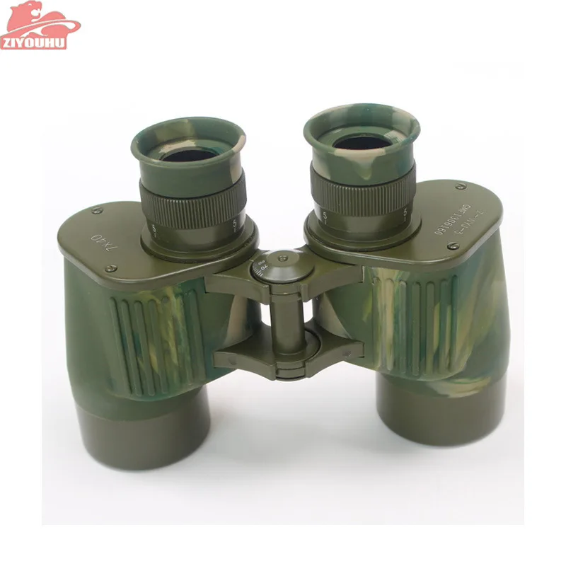 

ZIYOUHU 7X40 Original Chinese Military Binoculars Powerful Telescope High Quality Full-metal BAK4 binocular wide-angel