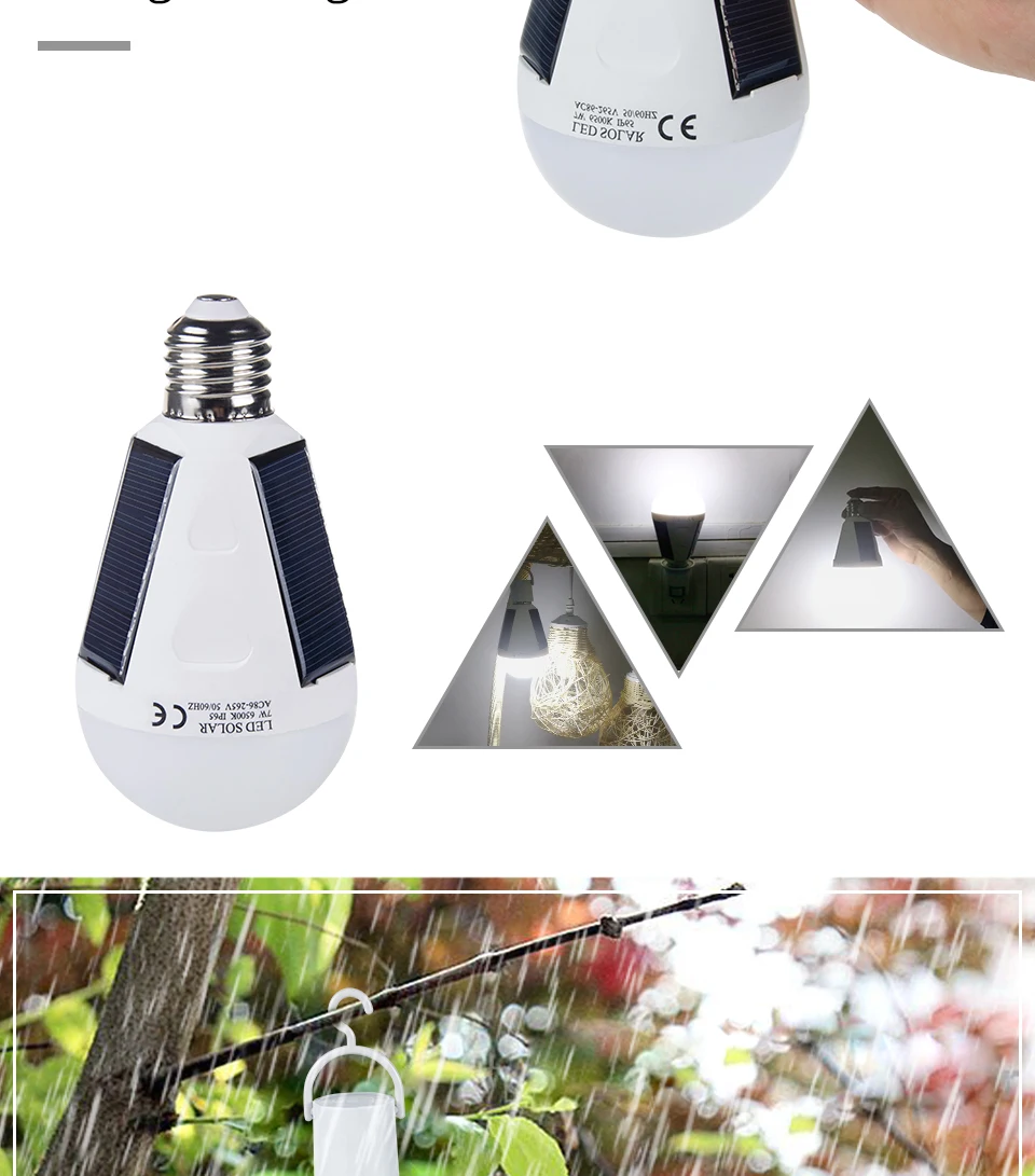 LED Rechargeable Solar Night light (9)
