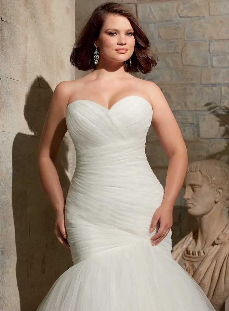 Plus Size Mermaid Wedding Dresses