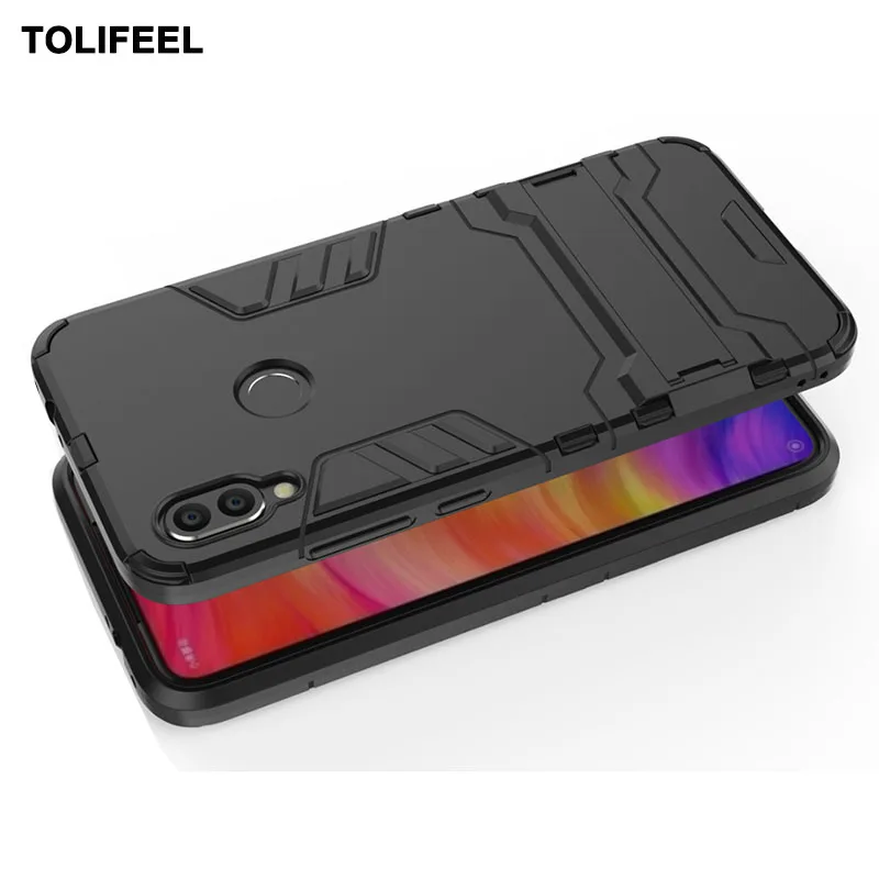 Чехол TOLIFEEL для Xiaomi Redmi Note 7 силиконовый чехол противоударный жесткий защитный с