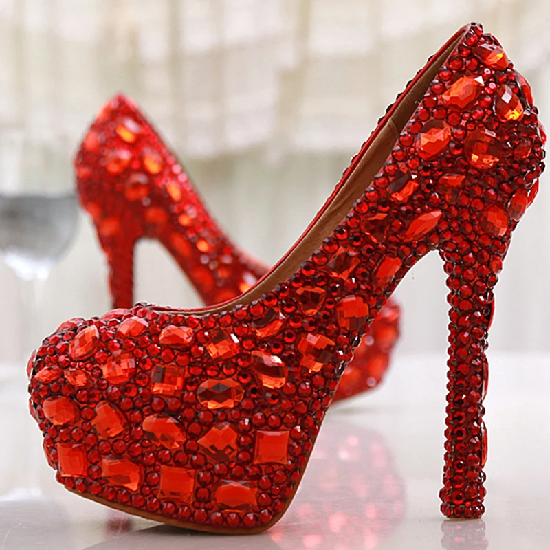 red crystal shoes