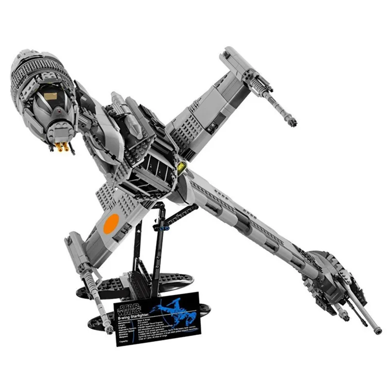

Star Wars Series POWER OF THE JEDI B-wing Starfighter Building Blocks 1487pcs Brick Toys Compatible With Legoings Star War 10227