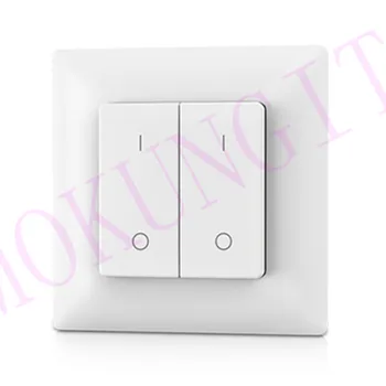 

CR2032 Battery powered 2 Zones 2.4G Brightness Remote Control PF1-2 dimmer 2 partition Dimming Key panel remote control