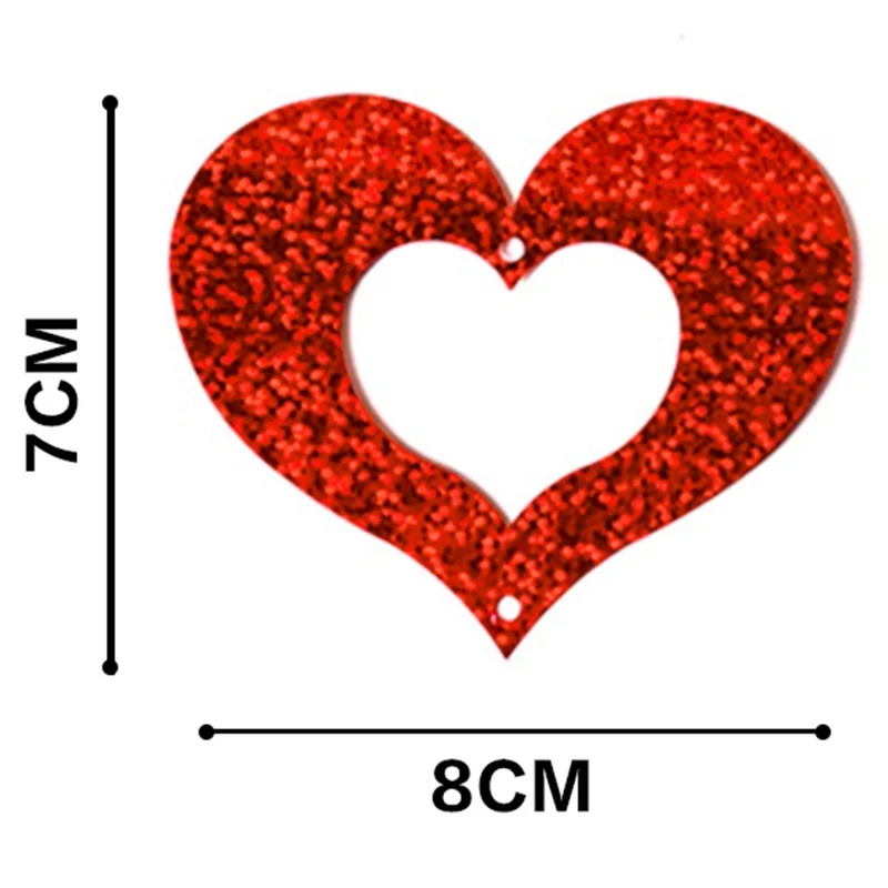 100 шт./компл. воздушного шара и нить кулон полые в форме сердца с блестками в форме сердечек Свадебные украшения DIY День рождения Бумага гирлянда растяжки