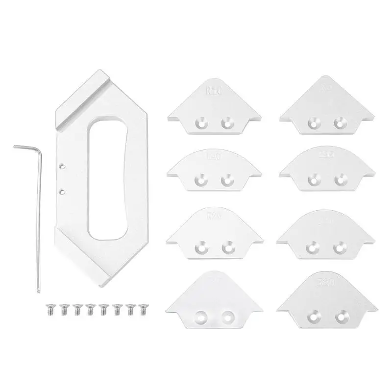 

Radius Quick-Jig Router Table Bit R Corner Jig Templates Wood Routers Set