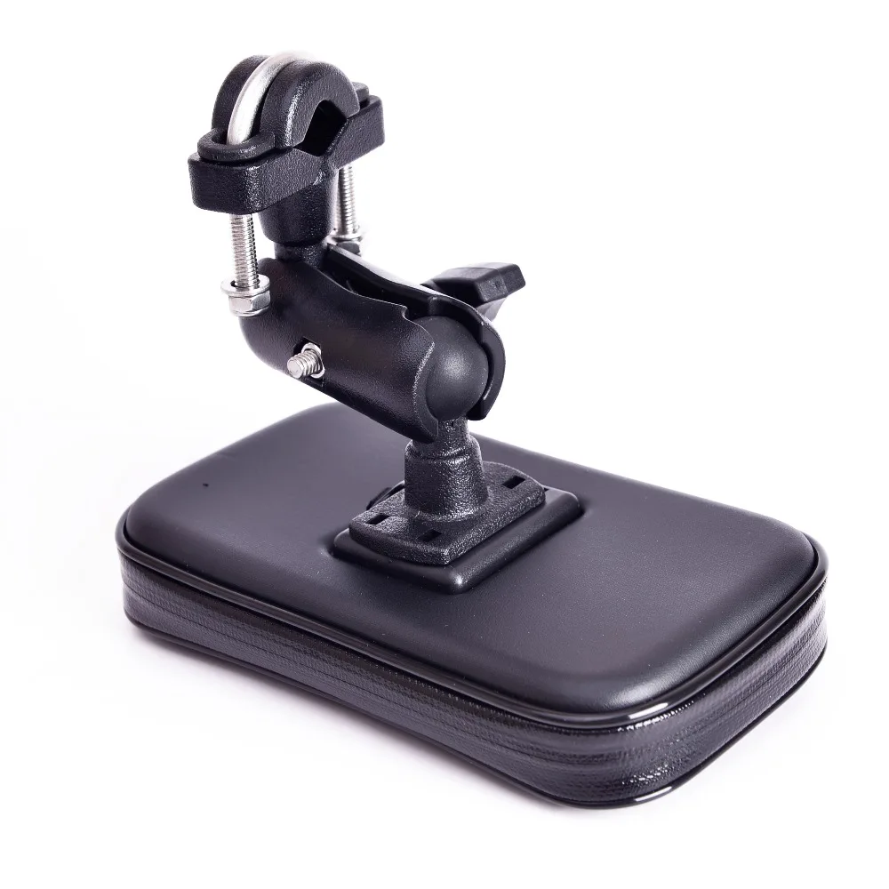 360 Вращающийся gps мотоциклетный держатель для телефона водостойкая сумка велосипедный держатель для телефона регулируемый руль поддержка ...