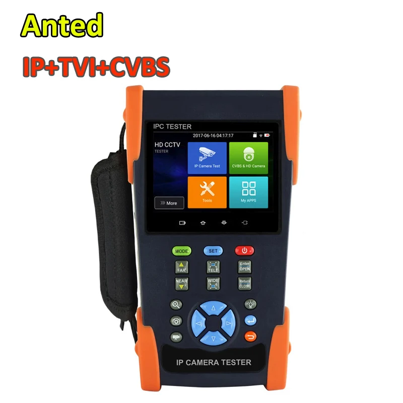 Portable 3.5" inch Analog IP HD TVI Camera CCTV Security Tester Monitor