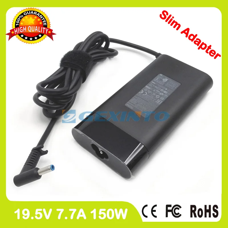 19.5V 7.7A 150W Slim AC Adapter for HP OMEN Laptop 15-CE001TX