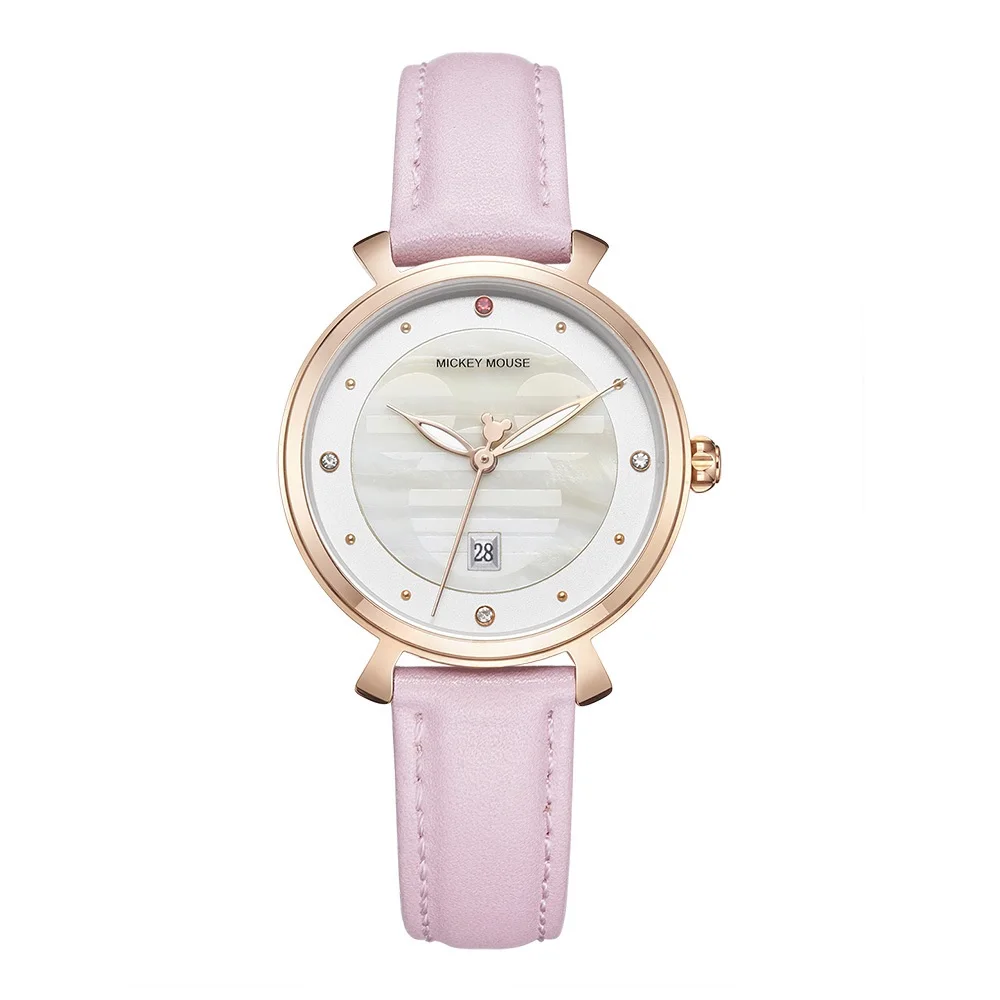 

Disney Mickey Lady Women Wristwatch Complete Calendar Leather Band Bracelet Watch For Women Ladies Students Gift Reloj Mujer