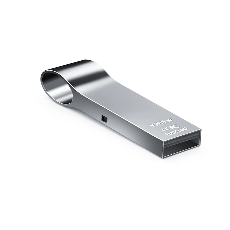Оригинальный hp USB флеш накопитель 32 Гб металлический кольцо для ключей