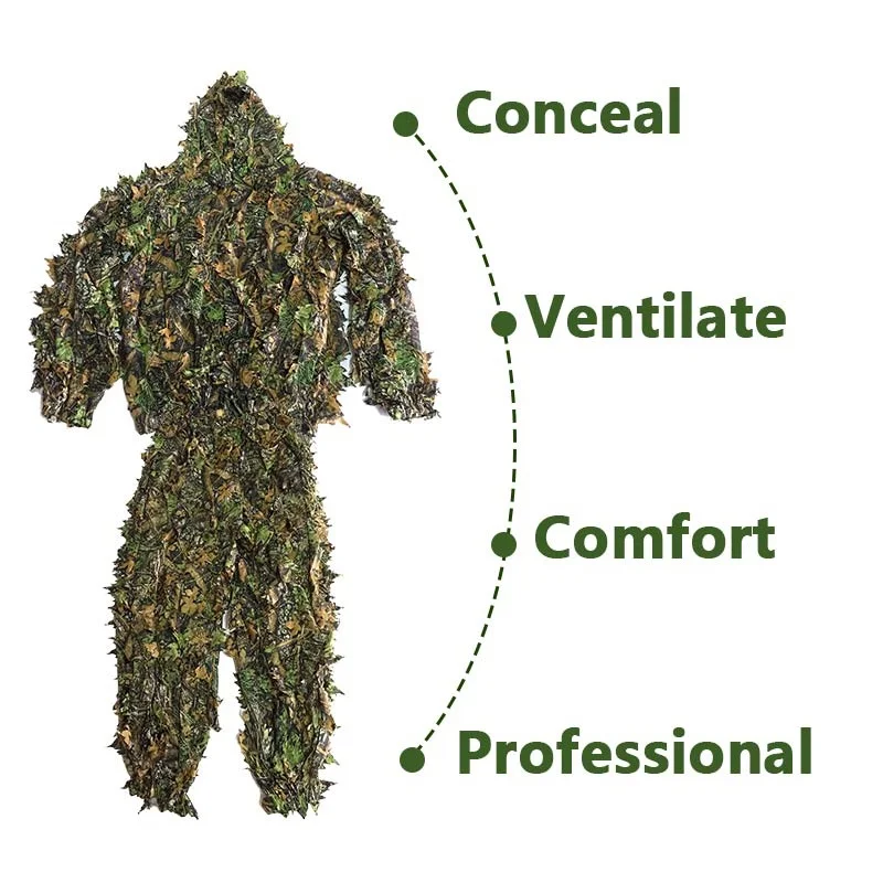 CS 3D тактические костюмы для охоты охотничьи охоты|ghillie suit|sniper camouflage clothingcs 3d |