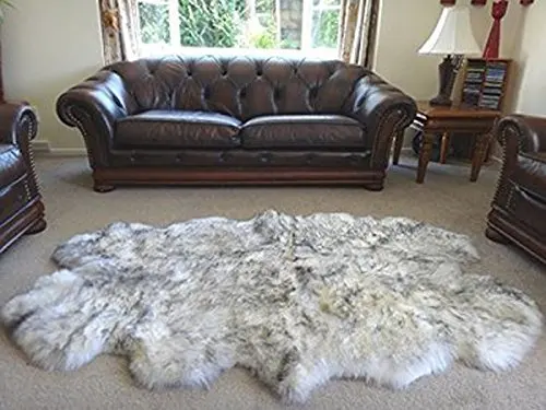 Genuine Real Sheepskin Rug Australian Royal Four Pelt Extra Large Genuine Real Sheepskin Rug Australian Royal Four Pelt Extra Large Quarto Fur Area Bedroom Carpet In From Home