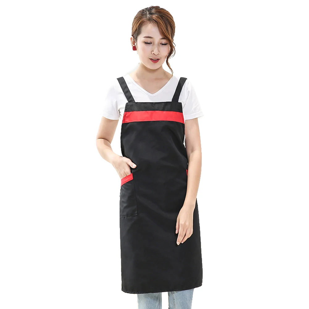 Unisex ajustable encantador delantal restaurante cocinero cocina delantal con bolsillos Halter BiB delantal Cocina