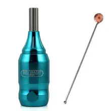 Большая ОСА Профессиональный 25 мм высокого качества татуировки Регулируемый Картридж ручка " Небесно-Голубой поставка