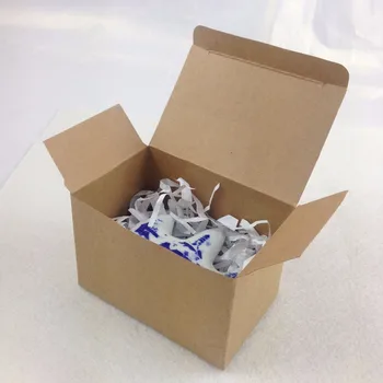

30pcs/lot 9*6*6cm Joy soap paper gift box,Paper pacakging box , brown kraft gift box ,wedding candy craft paper box