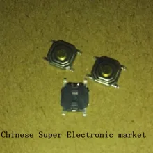 100 шт 4*4*1,5 мм 4x4x1,5 мм SMD кнопочный переключатель микропереключатель такт переключатель