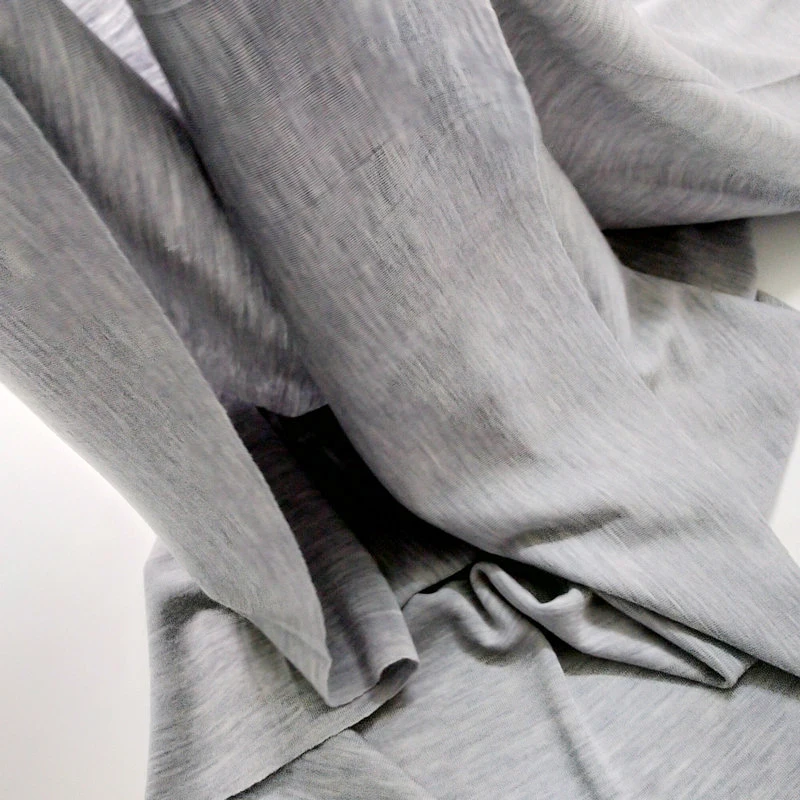 100 wool double face jersey fabric soft wool knit tube fabric 160cm