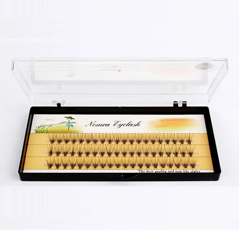 

Individual False Eyelash Extension Cluster Black Nature Eye Lashes Accessories Makeup DIY Tools