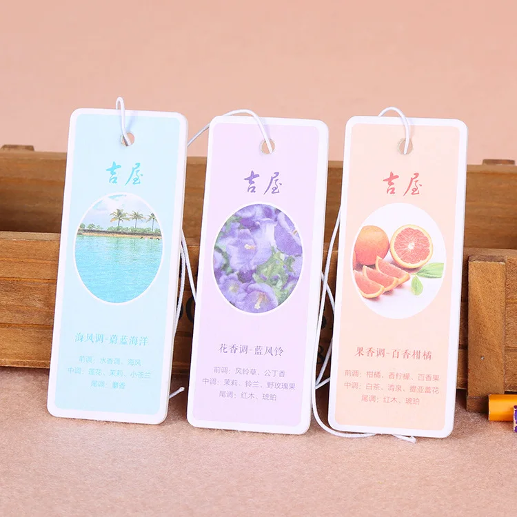 10pcs/lot Car Hanging Perfume Air Freshener paper water absorbent