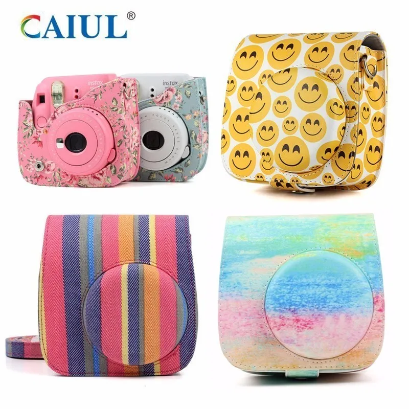 

CAIUL Fujifilm Instax .Mini 8 .Mini8 Mini 9 PU Leather Camera Protect Case .Instax Mini9 .Bag ,Instax .Case Bag