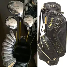 Гольф клуб S-05 3 звезды гольф полные клубы установить драйвер+ 3/5 fairway wood++ утюги+ клюшка+ сумка графит крышка вала