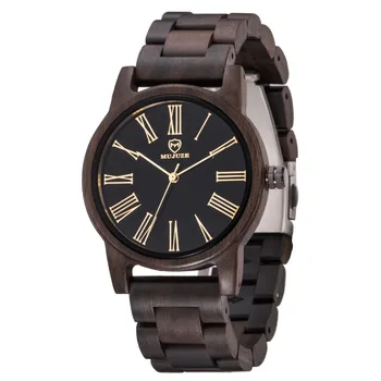 

2018 New Natural Bamboo Sandal Wood Analog Watch Men Japan MIYOTA Quartz Movement Wooden Watches Dress Wristwatch For Unisex