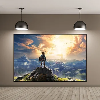 

The Legend of Zelda Breath of the Wild Canvas Art Print Wall Pictures for Living Room No Frame