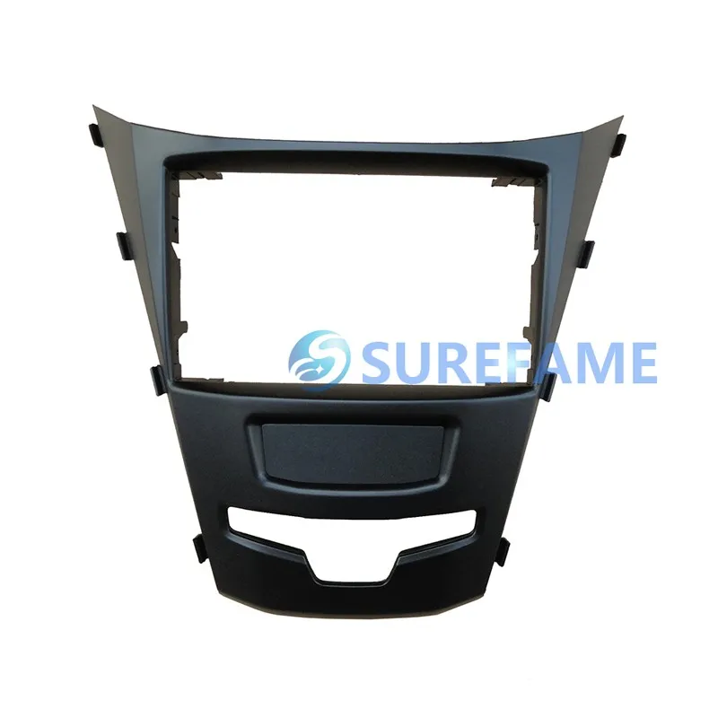 Автомобильный аудио Facia для SSANGYONG Actyon Korando 2013+ Радио DVD стерео CD панель Dash комплект отделка фасции Лицевая панель рамка