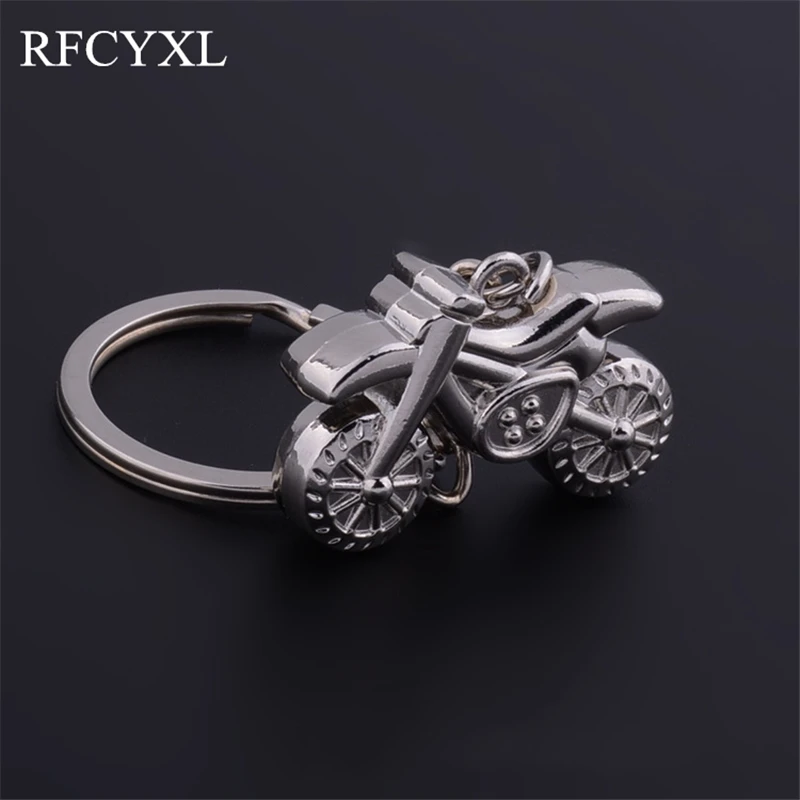 

1PCS Mini motorcycle model Key Chains Rings Zinc Alloy Metal Holder For Car Keyrings KeyChains For Man Women High Quality Gift