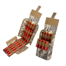 Охотничьи Аксессуары для страйкбола Molle Тактические Военные 25 круглые 12 GA Калибр для перезарядки ружья подсумок сумка Mag сумки для инструментов