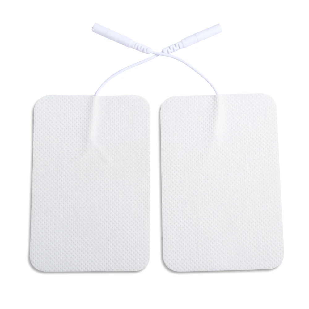 80 Pairs TENS Electrodes Pads Size 6*9cm Large Electrodes With Pigtail 2.0mm Use For TENS/EMS