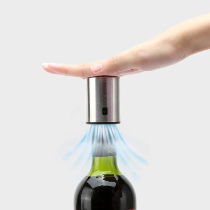  Xiaomi Mijia Circle Joy Smart Wine Stopper Electric Stopper Mini Plug red Wine Corks Stainless Stee - 32911485886