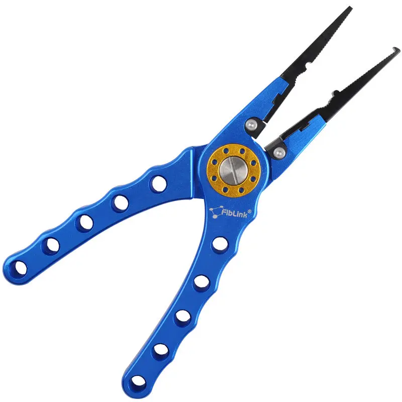 Fiblink Saltwater Aluminum Fishing Pliers Braid Cutters Split Ring