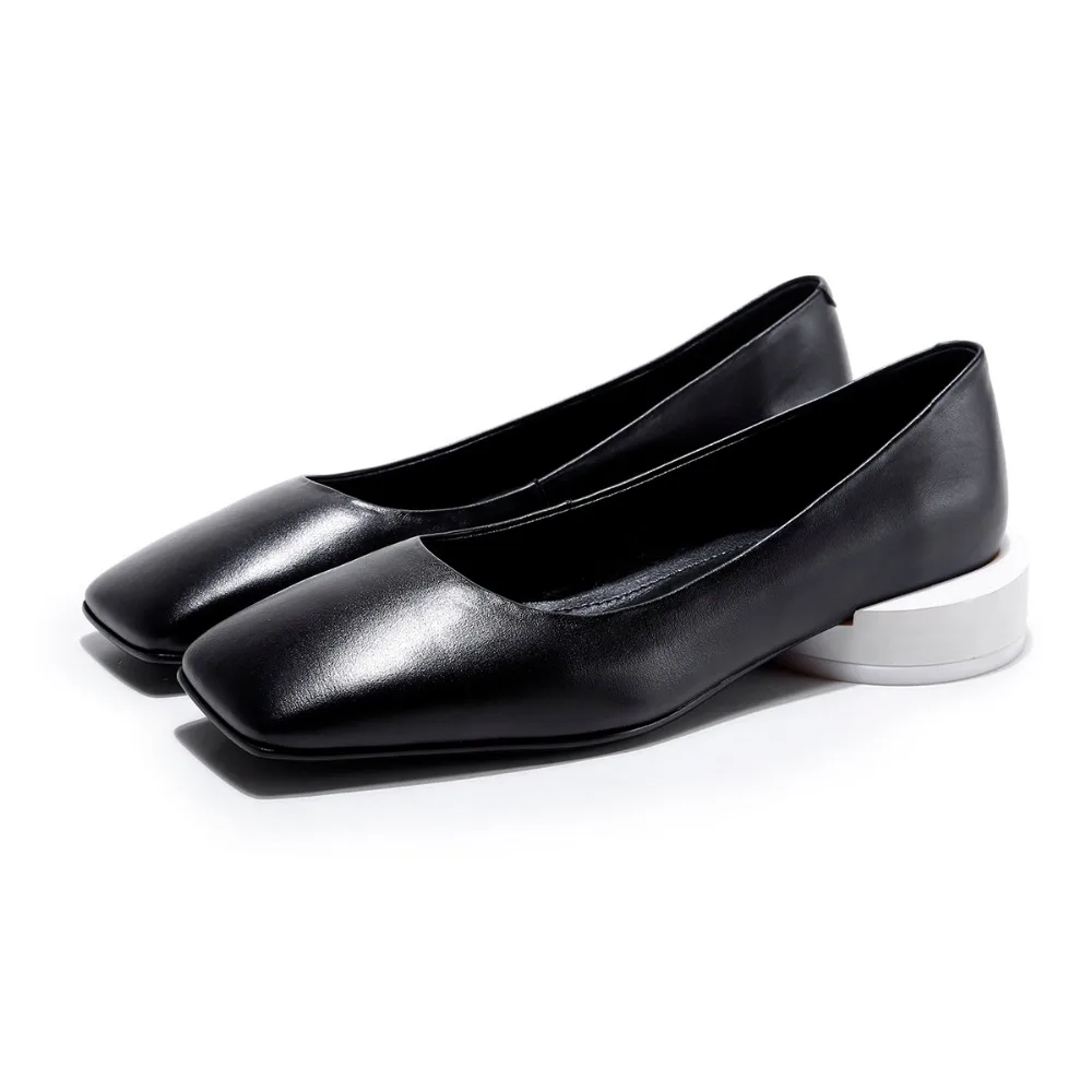 MORAZORA/обувь из натуральной кожи наивысшего качества; тонкие демисезонные туфли на низком каблуке; женские туфли-лодочки; размеры 34-43