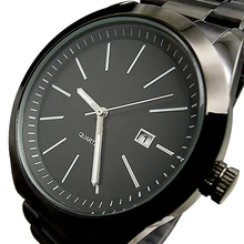 SPORT EAU QUARTZ HEURES DATE de MAIN DE LUXE HORLOGE HOMMES BRACELET EN ACIER