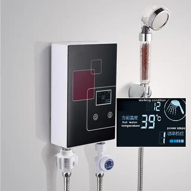 6000w Electric Instant Water Heater Tap Instantaneous Hot Shower For 6000w Electric Instant Water Heater Tap Instantaneous Hot Shower For Bathroom Kitchen Sink Faucet Heating