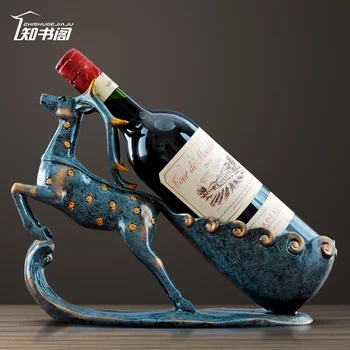 

Wine rack deer ornaments modern minimalist living wine decorations Home Furnishing Decor housewarming gift