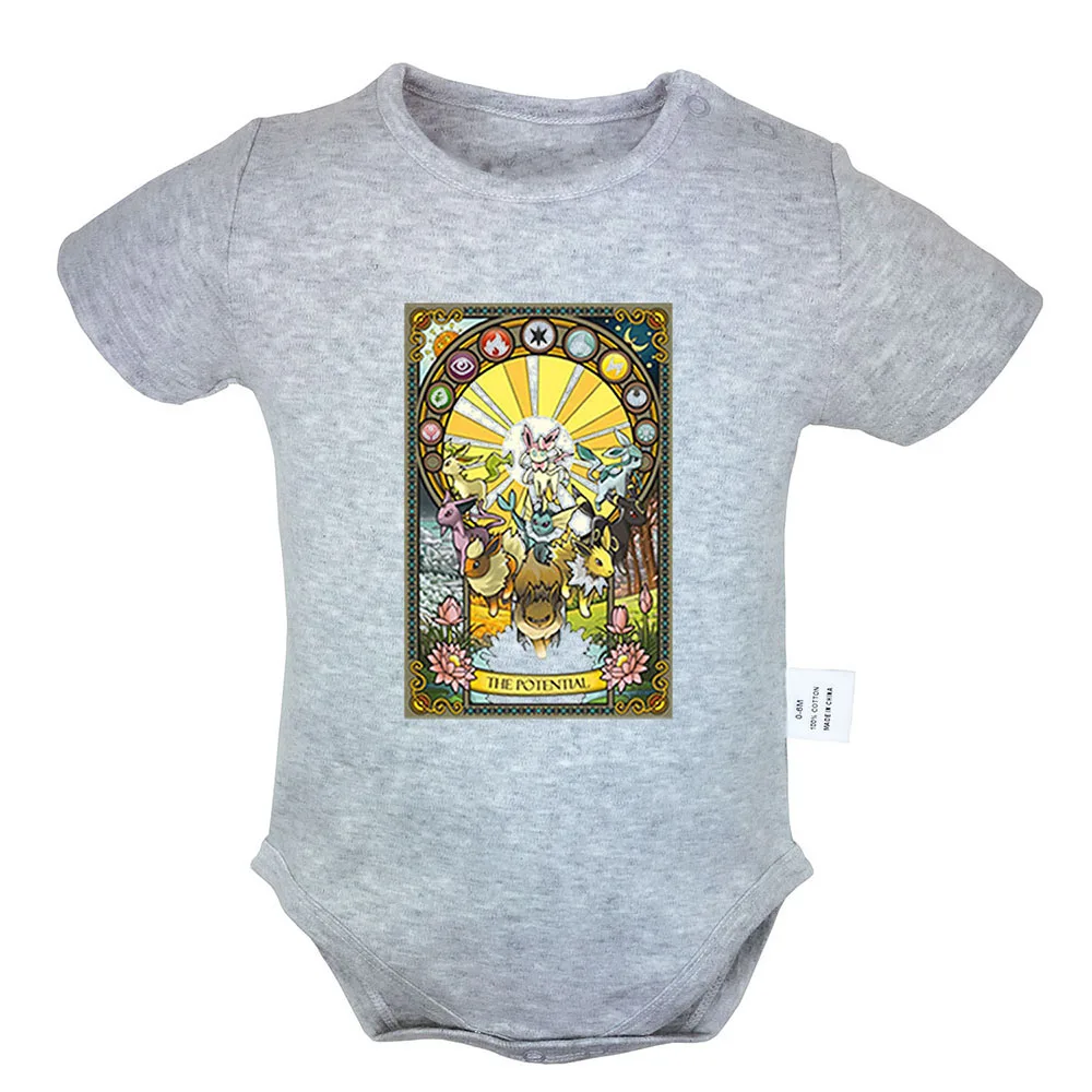 

Pokemon eevee family Espeon Guns N' Roses Rock Band Design Newborn Baby Boys Girls Outfits Jumpsuit Infant Bodysuit Clothes
