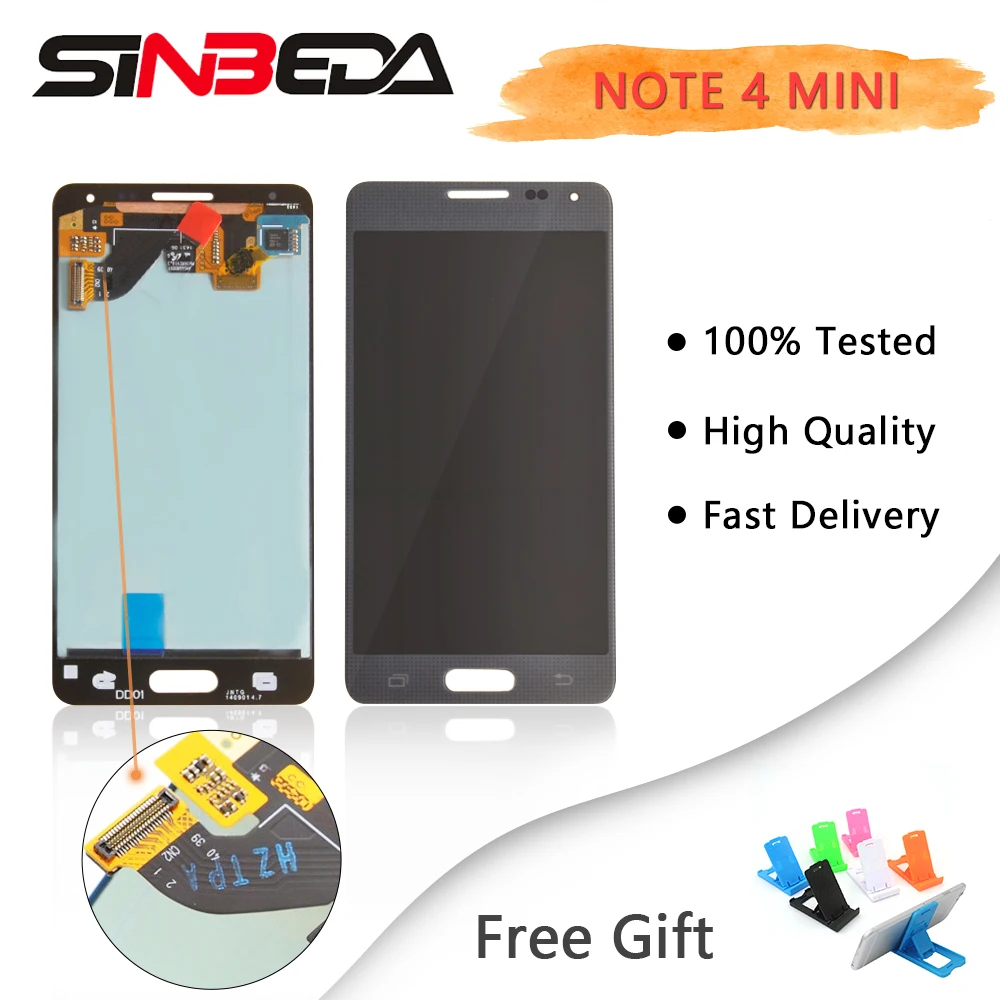 

Sinbeda 4.7'' Super AMOLED LCD For SAMSUNG Galaxy Alpha LCD Display Note 4 MINI G850 G850F LCD Touch Screen Tela Digitizer