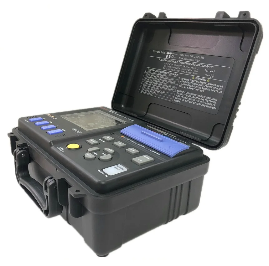 Цифровой тестер сопротивления изоляции MASTECH MS5215 высокого напряжения Мегаомметр