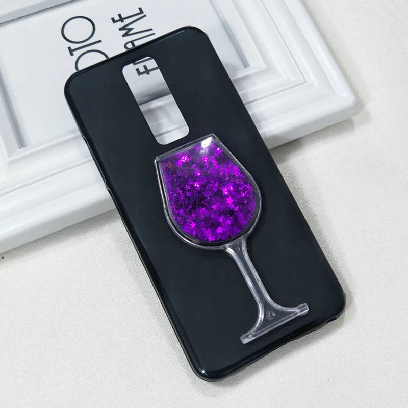 Cupcall для Leagoo S8 Мягкие TPU Silcase Роскошные девушка женщина вина Стекло зыбучие пески