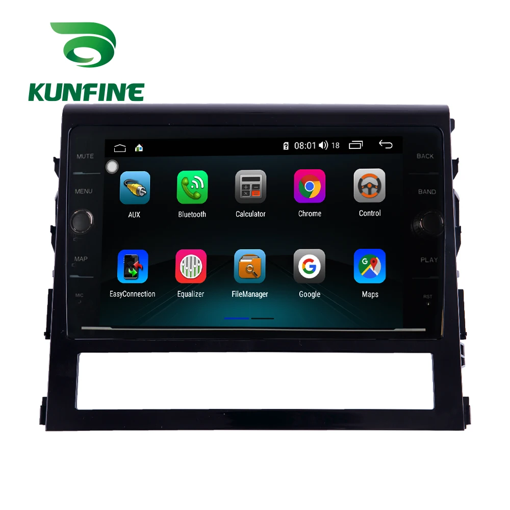 Excellent Octa Core 4GB RAM 64GB ROM Android 8.1 Car DVD GPS Player Deckless Car Stereo For Toyota LAND CRUISER 2016-17 Radio Headunit 6