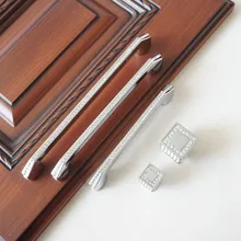 5 6.3 7.55'' Crystal Silver Clear Dresser Pulls Knob Drawer Handle Pulls Knobs Kitchen Cabinet Handles Door Handle Pull Knob 3 75 5 6 3 crystal black drawer pull handle knob kitchen cabinet door handles knobs glass rhinestone dresser pulls decor