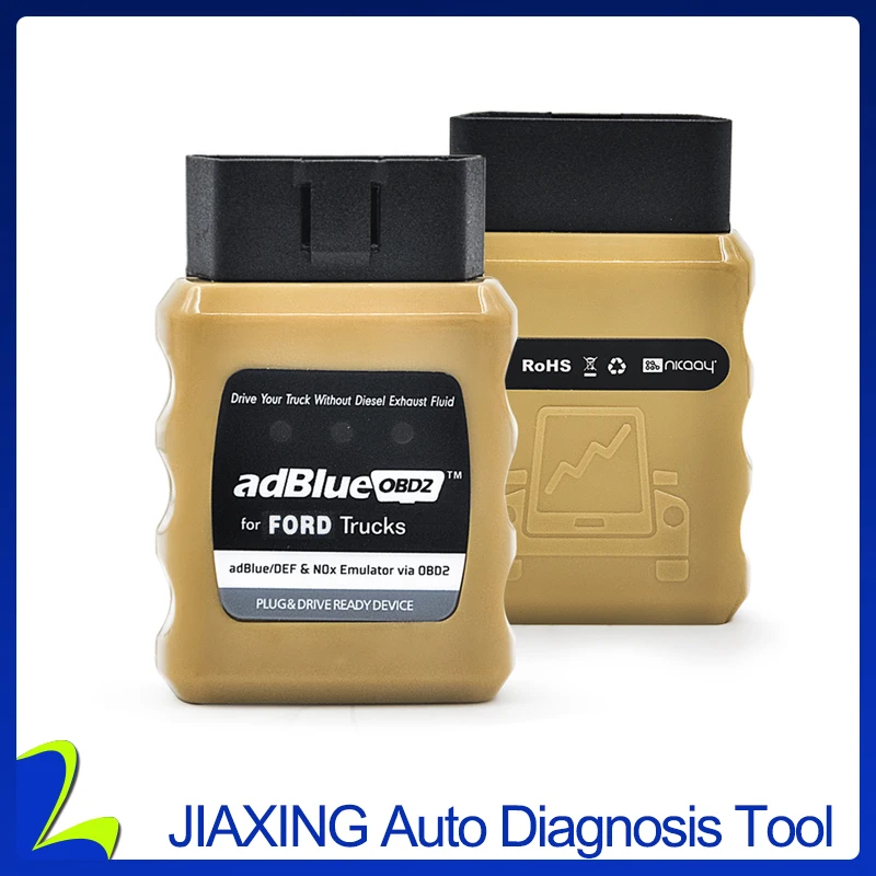 

New Emulador de Adblue Emulator AdblueOBD2 For Ford Trucks Scanner Diesel Heavy Duty Truck Scan Tool OBD2 Plug and Drive