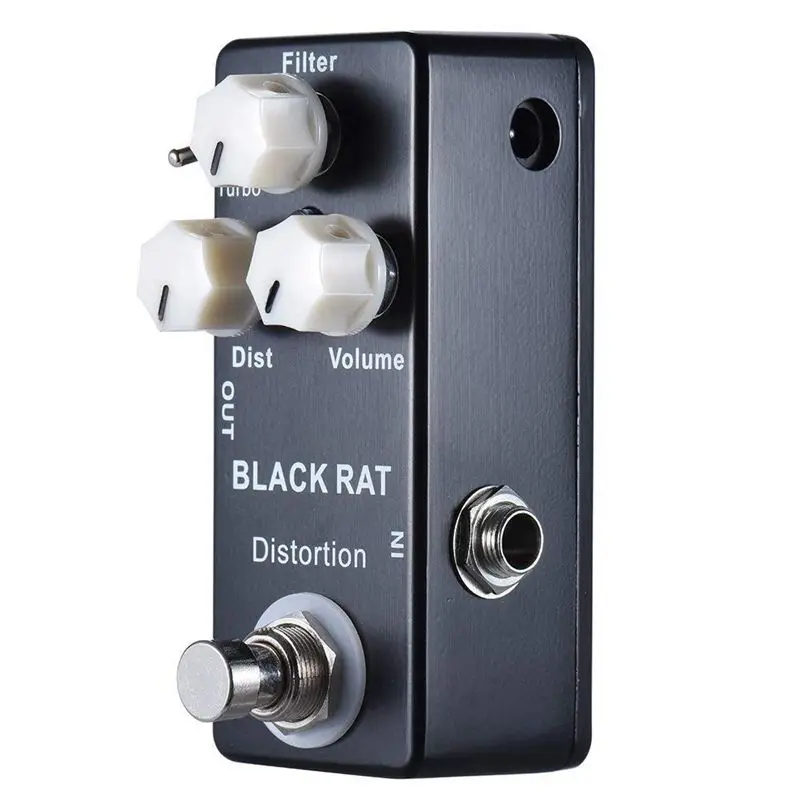 Mosky Black RAT Distortion мини гитарная педаль эффектов