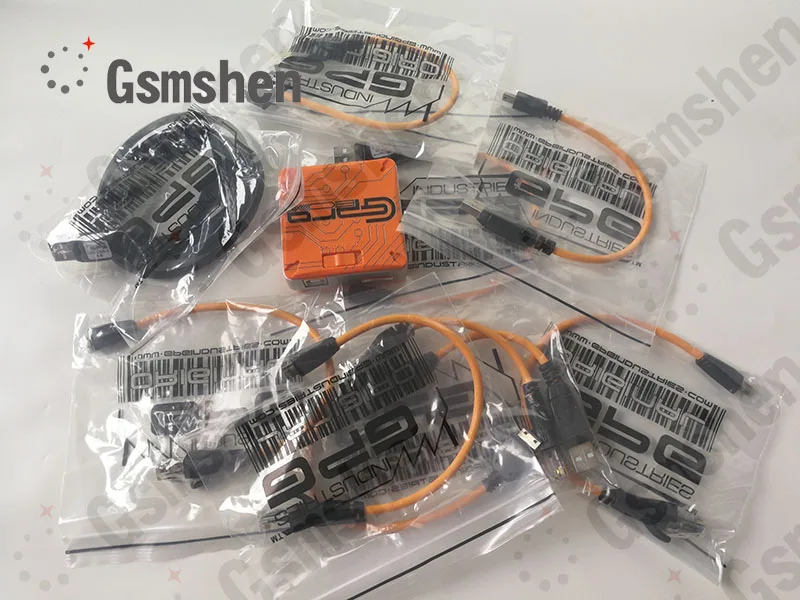100% оригинал GPG GCPRO коробка (без sim-карты) только с 8 кабелями для Samsung ZTE Huawei MTK CDMA |